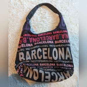 Robbin Ruth Canvas Multicolor Barcelona Sling Shoulder Tote Bag from Barcelona